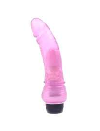 Dildo com Vibração Realístico Roxo 19 cm,210069