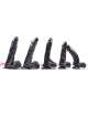 Dildo Realistic Vibrating Type II Black 21 cm 210064