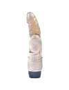 Dildo Realistic Vibrating Black Transparent 19 cm
