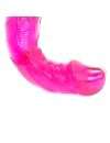 Dildo Realístico com Vibração Roxo Transparente 22 cm,210070
