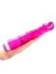 Dildo Realístico com Vibração Roxo Transparente 22 cm,210070