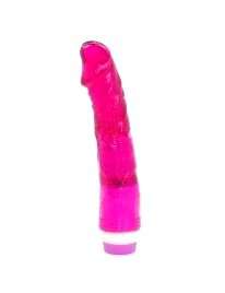 Dildo Realístico com Vibração Roxo Transparente 22 cm,210070