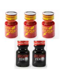 Pack 5 Units (3 Rush Red + 2 Rush Zero) 180055