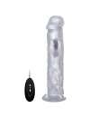 Vibrador Realístico Realrock Transparente 27 cm 218015