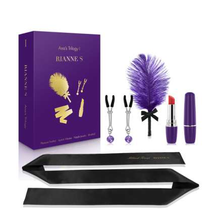 Conjunto I Rianne S Ana's Trilogy Venda, Vibrador, Pinças e Pêna,341017