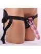 Dildo Rosa Twist Compatível com Strap-on 18 cm,234031
