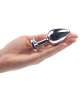 Anal Plug Metal Jewelry Transparent 8 cm 243027