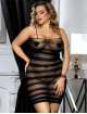 Mini Dress Wire Fishing Size Large Black