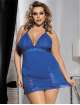 Babydoll R80284P Blue Size Large