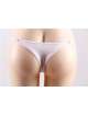 Briefs P5109-2 thong bikini with Jewels White Size Large 176097G