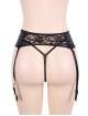 Cintas de Liga P50311P Renda Preto Tamanho Grande,165020