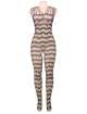 Catsuit Shoulder with Straps Open Black,199060
