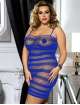 Mini Dress Roberta Blue Size Large
