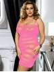 Mini Dress Roberta Pink Size Large