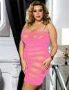 Mini Dress Roberta Pink Size Large