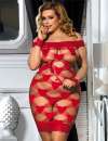 Mini Dress Jessica Red Size Large