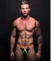 Jockstrap Andrew Christian Almost Naked Dare Preto,600020