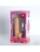 The vibrator is Realistic Candy Lust 18 inches 2183623
