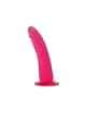 Dildo Realístico Êxtase Jelly Rosa 17,8cm