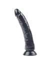 Dildo Being Fetish com Ventosa Preto 21 cm