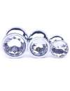 Butt Plug Metal Jewel, Transparent, 7 cm 2433762