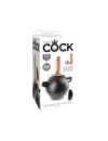 Ball, Inflatable King Cock with a Dildo in White in 15 inch