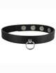 The collar, Simple Black Leather