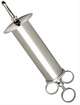 The syringe on the Stainless Steel