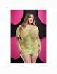 Mini Vestido Lapdance King Size Jacquard Flurescente