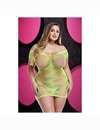 Mini Vestido Lapdance King Size Jacquard Flurescente