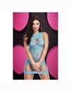Mini Vestido Lapdance Racerback Azul