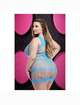 Mini Vestido Lapdance King Size Racerback Azul,1974185