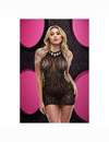 Mini Vestido Lapdance Leopardo Gola Subida