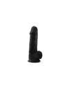 Dildo with Testicles and a Premium Preto Silicone Tessudo Crushious 22 cms