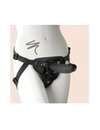 Strap On Snap Strap Crushious com Dildo Preto 15.5 cms Tessudo