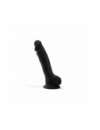 Dildo com Testículos Premium Preto Silicone Tessudo Crushious 23 cms