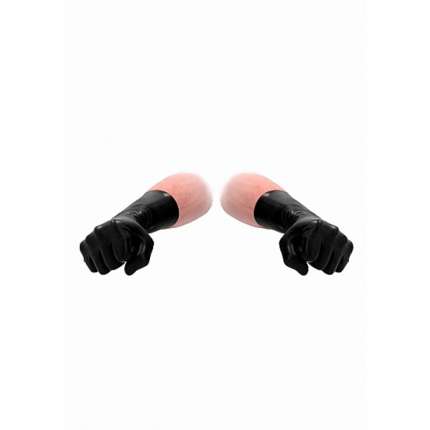 Luvas de Latex Pretas Fist it,2334373