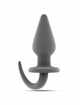 Plug Anal Sono Ponta em Bico 10 cms Cinzento