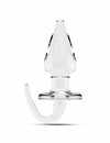 Butt Plug Sleep, the Tip on the Nozzle, 10 cm, Transparent