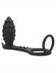 Cockring to Sleep With an Anal Plug and Vibe in Black