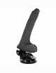 The vibrator is Realistic Basecock Black with handle 18.5 cm