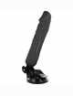 The vibrator is Realistic Basecock in Black with 20 inch