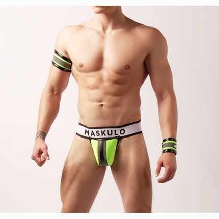 Jockstrap Maskulo YoungEro com Frente Destacável Neon,1264639