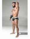 Cuecas Maskulo Briefs com Frente Destacável e Fecho,1254641