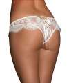 Cuecas com Atilho Brancas em Renda - Tanga