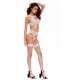Scalloped sweetheart neckline in Lace Set of Alloys 3 parts 179001