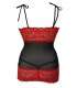 Bustier Valentine Red and Black 160028