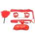 Kit Bondage Vermelho - 5 peças