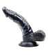 Dildo Being Preto com Testículos 16,5 cm