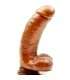 Dildo Being Realistic Brown 17 cm